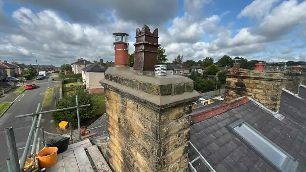 Chimney stack repair by Kings Roofing